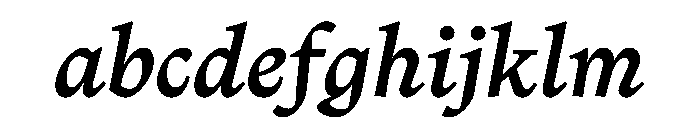 NaNTragedyText SemiboldItalic FONT