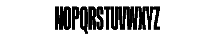 NaNTrekCompressed PREVIEW Bold Font UPPERCASE