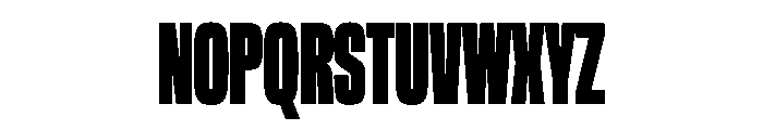 NaNTrekCompressed PREVIEW ExtraBold Font UPPERCASE