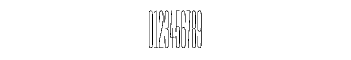 NaNTrekCompressed PREVIEW Hairline Font OTHER CHARS
