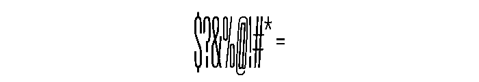 NaNTrekCompressed PREVIEW Light Font OTHER CHARS