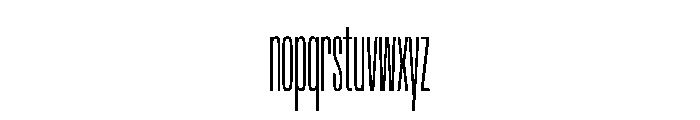 NaNTrekCompressed PREVIEW Light Font LOWERCASE