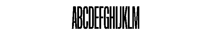 NaNTrekCompressed PREVIEW Medium Font UPPERCASE