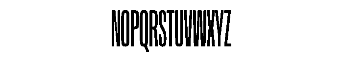 NaNTrekCompressed PREVIEW Medium Font UPPERCASE