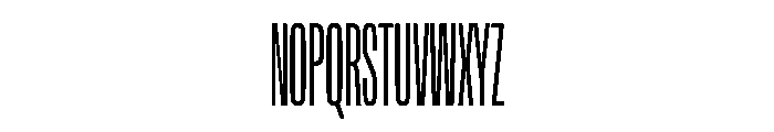 NaNTrekCompressed PREVIEW Regular Font UPPERCASE