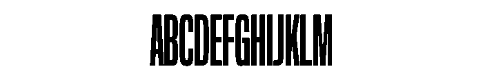 NaNTrekCompressed PREVIEW Semibold Font UPPERCASE
