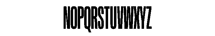 NaNTrekCompressed PREVIEW Semibold Font UPPERCASE