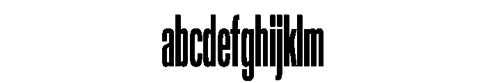 NaNTrekCompressed PREVIEW Semibold FONT