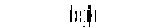 NaNTrekCompressed PREVIEW Thin FONT