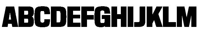 NaNTrekCondensed PREVIEW Bold Font UPPERCASE