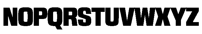 NaNTrekCondensed PREVIEW Bold Font UPPERCASE