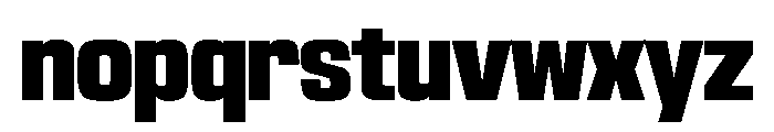 NaNTrekCondensed PREVIEW Bold Font LOWERCASE