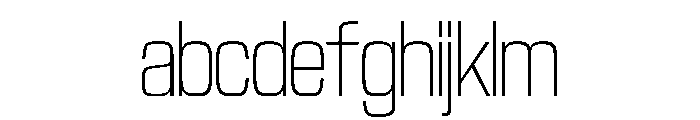 NaNTrekCondensed PREVIEW ExtraLight FONT
