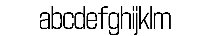 NaNTrekCondensed PREVIEW Light FONT