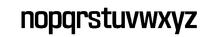 NaNTrekCondensed PREVIEW Medium Font LOWERCASE