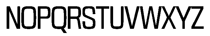 NaNTrekCondensed PREVIEW Regular Font UPPERCASE