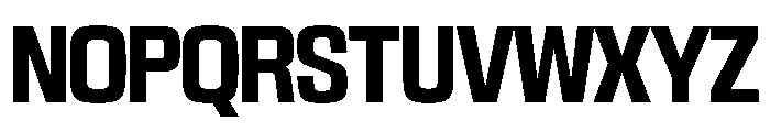 NaNTrekCondensed PREVIEW Semibold Font UPPERCASE