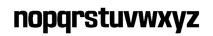 NaNTrekCondensed PREVIEW Semibold Font LOWERCASE