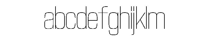 NaNTrekCondensed PREVIEW Thin FONT