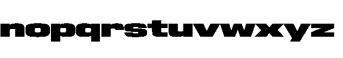 NaNTrekExpanded PREVIEW Bold Font LOWERCASE