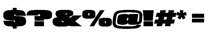 NaNTrekExpanded PREVIEW ExtraBold Font OTHER CHARS
