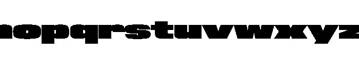 NaNTrekExpanded PREVIEW ExtraBold Font LOWERCASE