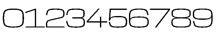 NaNTrekExpanded PREVIEW ExtraLight Font OTHER CHARS
