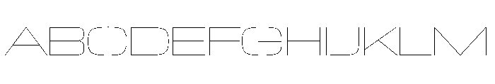 NaNTrekExpanded PREVIEW Hairline Font UPPERCASE