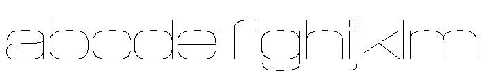 NaNTrekExpanded PREVIEW Hairline FONT