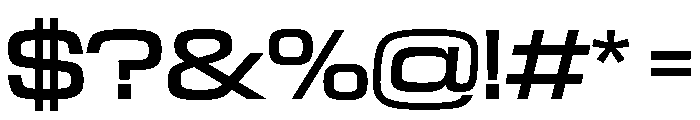NaNTrekExpanded PREVIEW Regular Font OTHER CHARS