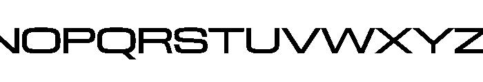 NaNTrekExpanded PREVIEW Regular Font UPPERCASE