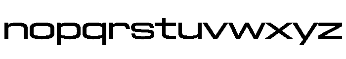 NaNTrekExpanded PREVIEW Regular Font LOWERCASE