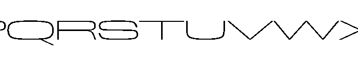 NaNTrekExtended PREVIEW ExtraLight Font UPPERCASE