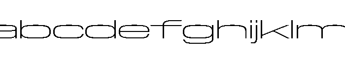 NaNTrekExtended PREVIEW ExtraLight FONT
