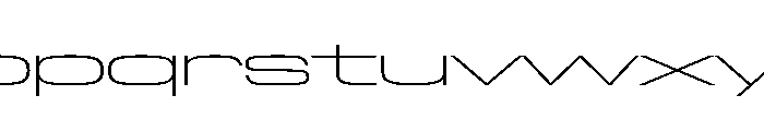 NaNTrekExtended PREVIEW ExtraLight Font LOWERCASE