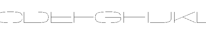 NaNTrekExtended PREVIEW Hairline Font UPPERCASE