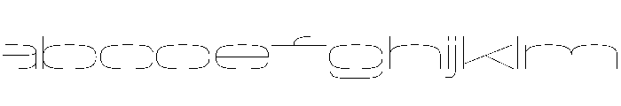 NaNTrekExtended PREVIEW Hairline FONT