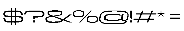 NaNTrekExtended PREVIEW Light Font OTHER CHARS