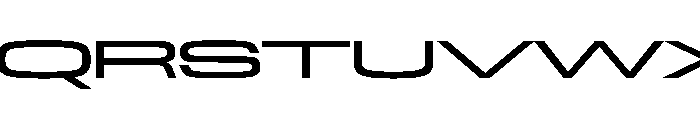 NaNTrekExtended PREVIEW Regular Font UPPERCASE