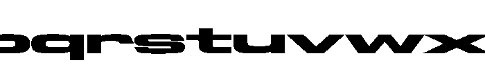 NaNTrekExtended PREVIEW Semibold Font LOWERCASE