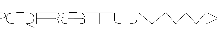 NaNTrekExtended PREVIEW Thin Font UPPERCASE