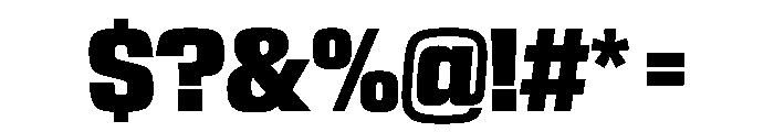 NaNTrekNarrow PREVIEW Bold Font OTHER CHARS