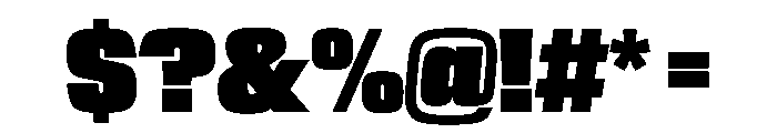 NaNTrekNarrow PREVIEW ExtraBold Font OTHER CHARS
