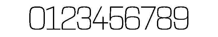 NaNTrekNarrow PREVIEW ExtraLight Font OTHER CHARS