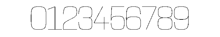 NaNTrekNarrow PREVIEW Hairline Font OTHER CHARS