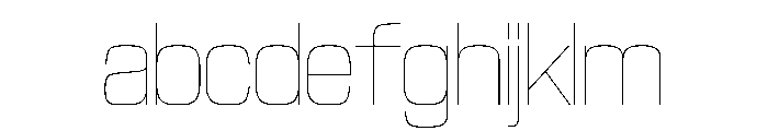 NaNTrekNarrow PREVIEW Hairline FONT