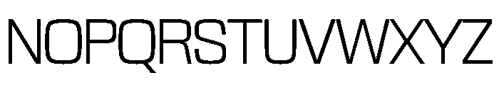 NaNTrekNarrow PREVIEW Light Font UPPERCASE