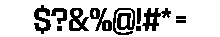 NaNTrekNarrow PREVIEW Medium Font OTHER CHARS