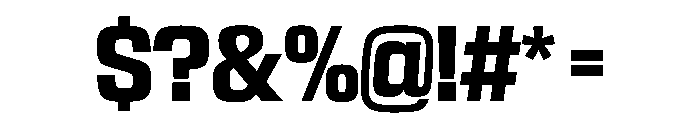 NaNTrekNarrow PREVIEW Semibold Font OTHER CHARS