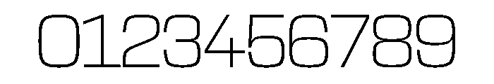 NaNTrekStandard PREVIEW ExtraLight Font OTHER CHARS